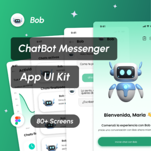 📱 bob – ui kit premium para app de chatbot